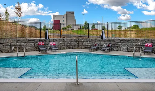 UC Residents Playing Corhole