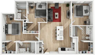 Student 3 Bedroom Apartments