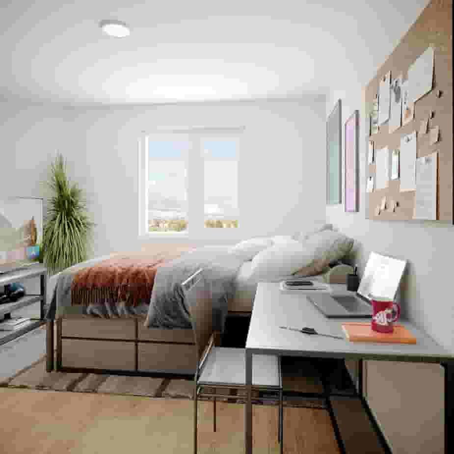 Student Bedroom at University Crossing